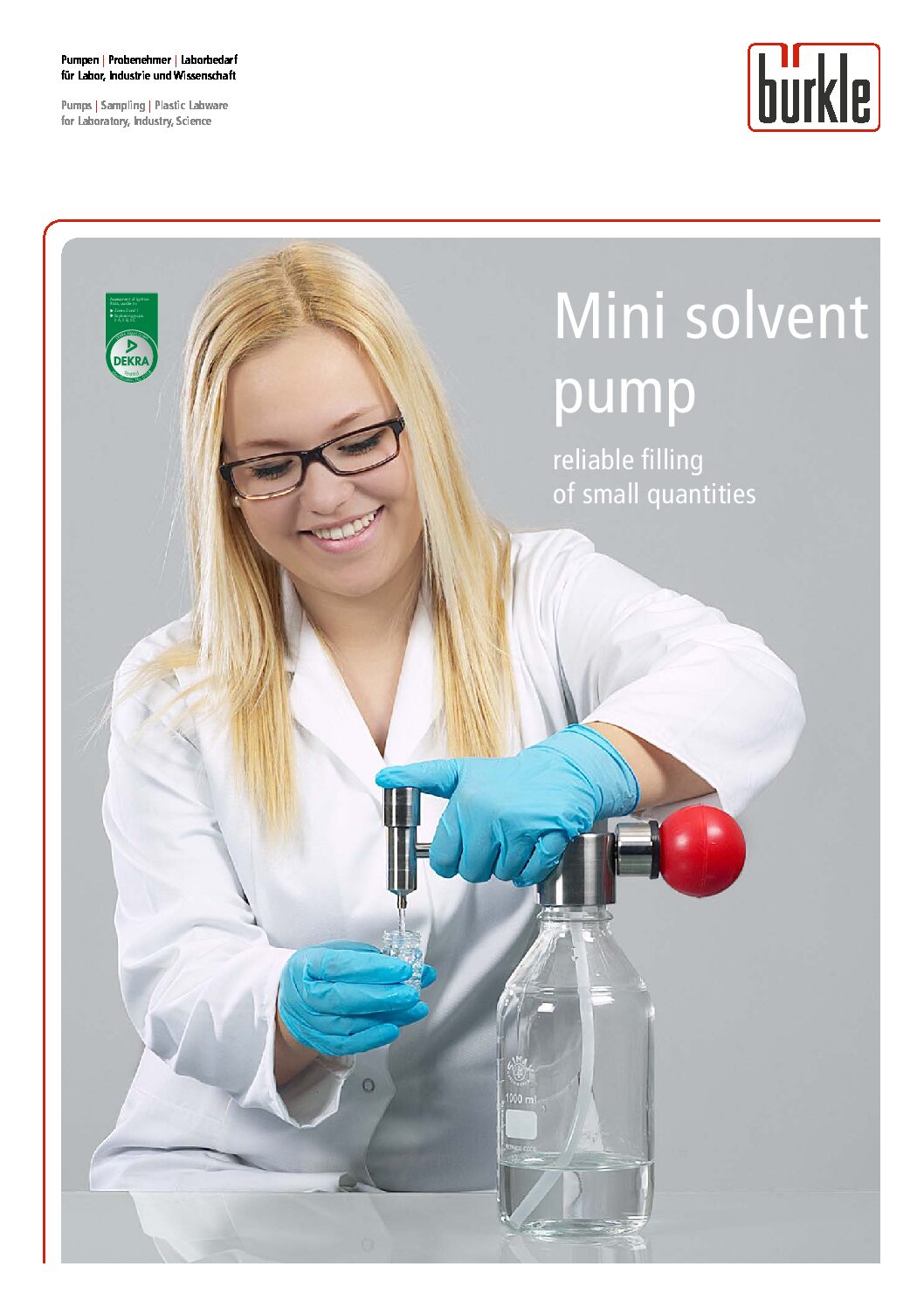 Mini Solvent, pompe