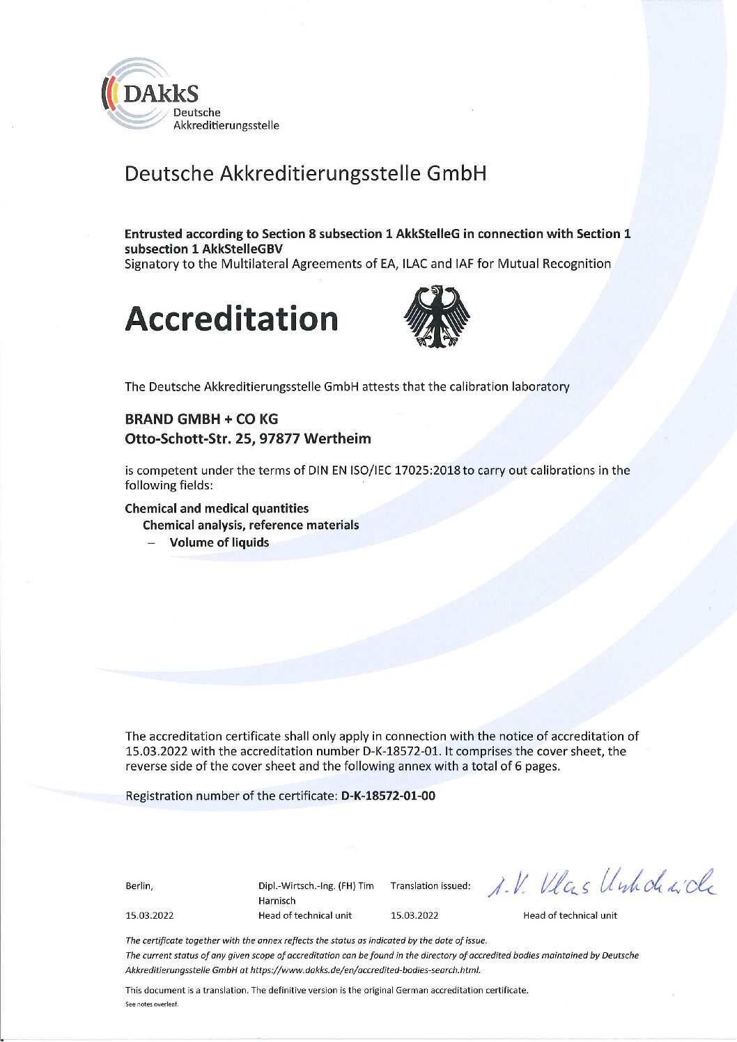 Certificati - DakkS