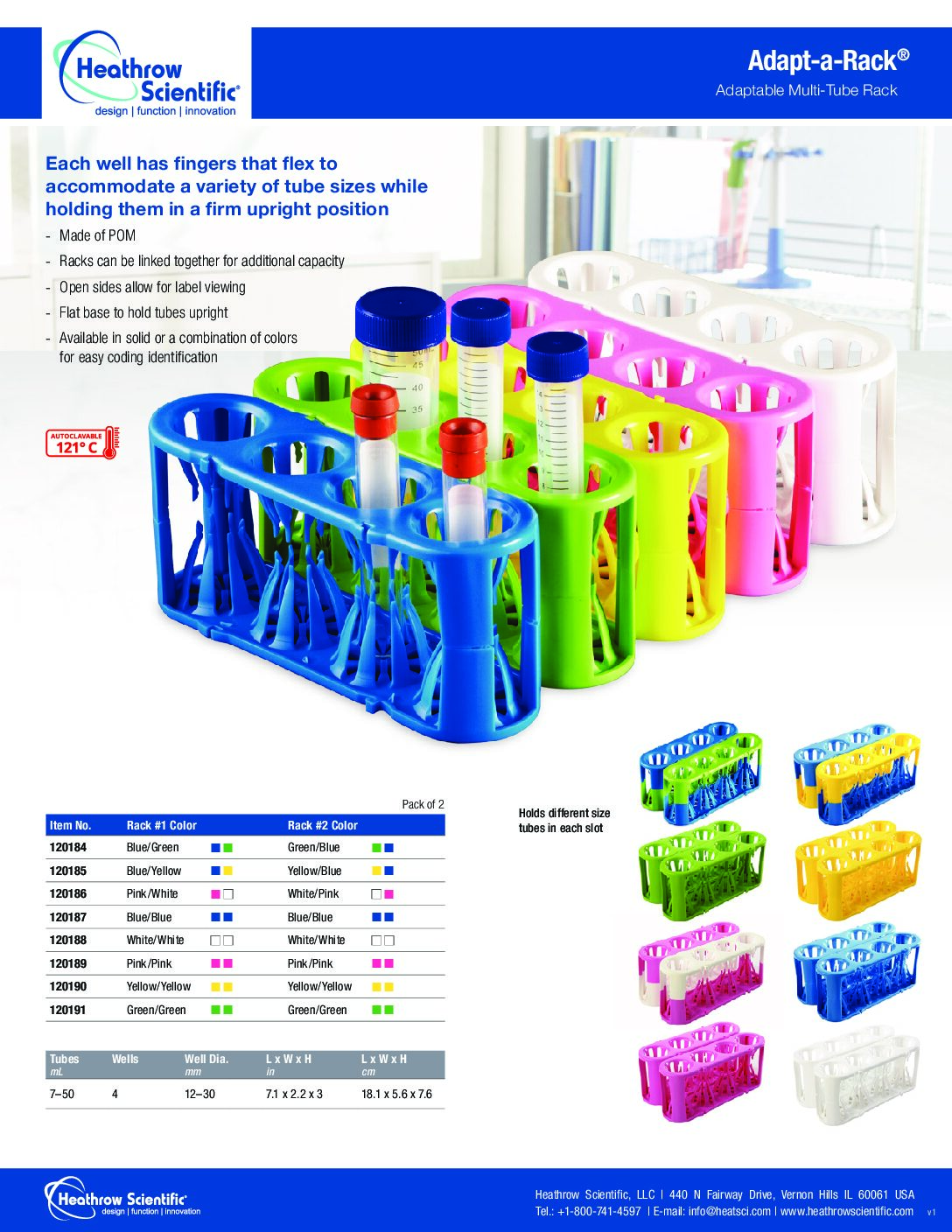 Adapt rack- portaprovette