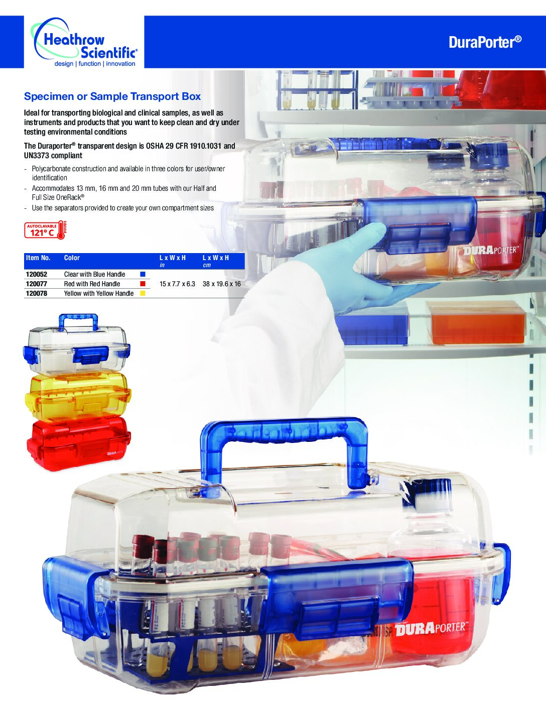 Duraporter conteniotre trsporto